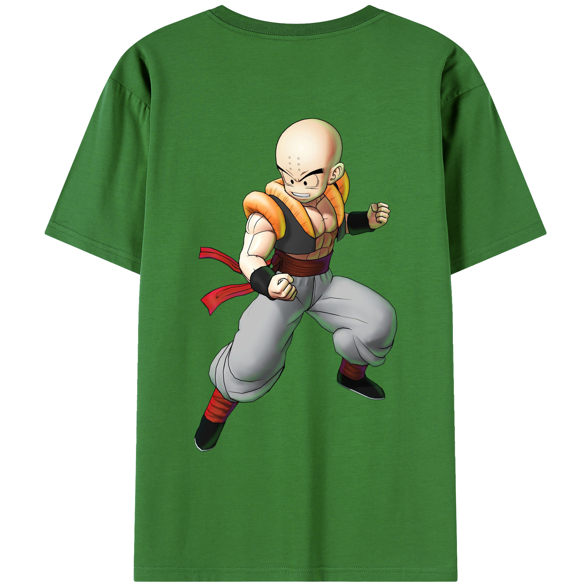 （画像用） ドラゴンボール クリリン DRAGON BALL krillin レディース半袖Tシャツ(バックプリント)